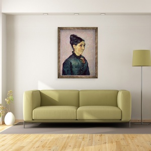 Tablou inramat - Vincent van Gogh - Portret De Madame Jeanne Lafuye Trabuc, 60 x 80 cm - Img 2