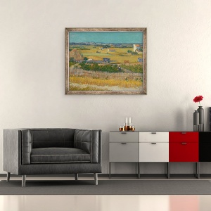 Tablou inramat - Vincent van Gogh - Recolta, 50 x 60 cm - Img 2