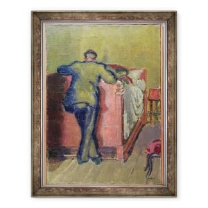 Tablou inramat - Walter Richard Sickert - Dormitorul, 70 x 90 cm