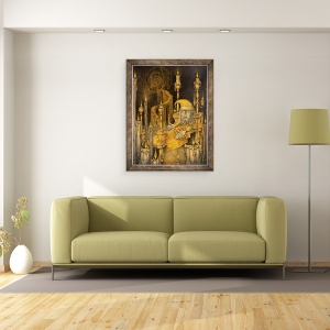 Tablou inramat - Wayne Anderson - Omul de pe Luna, 70 x 90 cm - Img 2