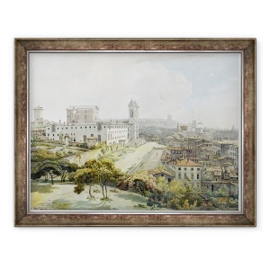 Tablou inramat - William Pars - O vedere a Romei luate de la Pincio, 60 x 80 cm