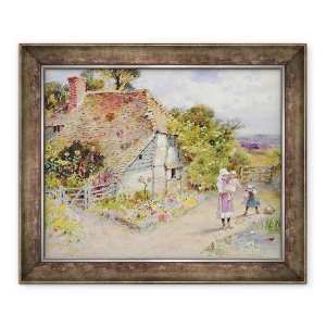 Tablou inramat - William Stephen Coleman - Urmarind ratele, 50 x 60 cm