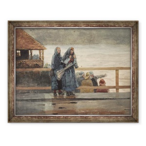 Tablou inramat - Winslow Homer - Pericolele marii, 60 x 80 cm