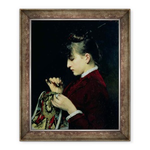 Tablou inramat - Yuri Yakovlevich Leman - Handicraft, 50 x 60 cm