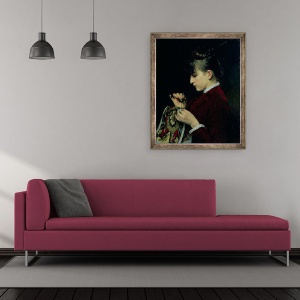 Tablou inramat - Yuri Yakovlevich Leman - Handicraft, 50 x 60 cm - Img 2