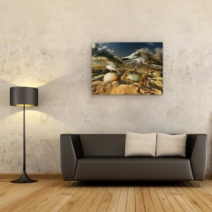 Tablou canvas - 0, Ireal, Fantezie, Pescarus, Basm, 50 x 70 cm - Img 2