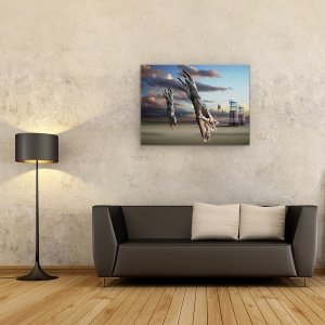 Tablou canvas - 0, Pasiune, Ireal, Maini, 75 x 100 cm - Img 2