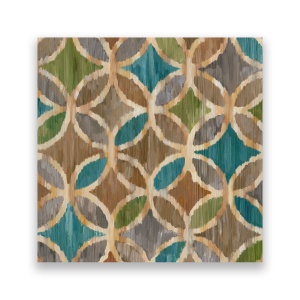 Tablou Canvas - Abstract, Ikat, Romb, 60 x 60 cm