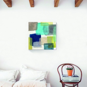 Tablou canvas abstract pătrate mat 60x60 cm pentru decor modern