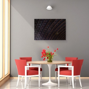 Tablou canvas - Acoperisuri, Plafon, Abstract, Arhitectura, Lampa, Model, 60 x 90 cm - Img 4