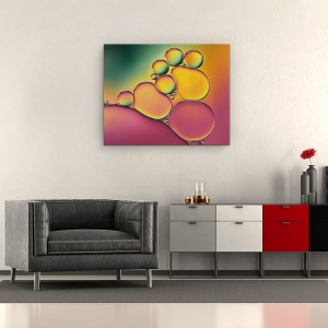 Tablou canvas - Acrobati, Culoare, Culoare, Colorat, Colorat, Culori, 60 x 75 cm - Img 2