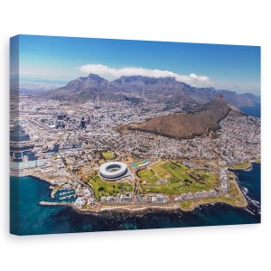 Tablou canvas - Africa De Sud - Cape Town, Arhitectura, Aeriana, Munte, 40 x 60 cm