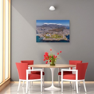 Tablou canvas - Africa De Sud - Cape Town, Arhitectura, Aeriana, Munte, 40 x 60 cm - Img 4