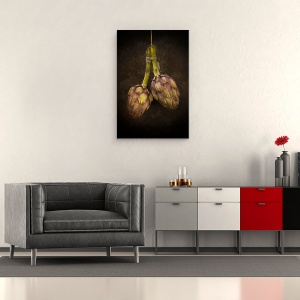 Tablou canvas - Anghinare, Anghinare, Vegetal, Legume, Bucatarie, Agatat, Omida, 40 x 60 cm - Img 2