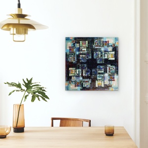 Tablou Canvas - Annecy 3, Forme, Abstract, Fereastra, 60 x 60 cm - Img 4