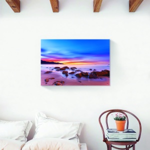 Tablou decorativ Antarctica cu stâncă și ocean pe canvas