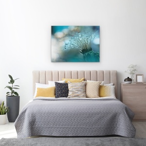 Tablou canvas - Aproape, Macro, Aproape, Picatura, Apa, Floare, 50 x 70 cm - Img 3