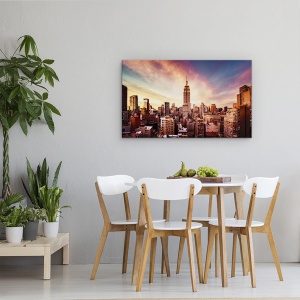 Tablou Canvas - Apus De Soare In Midtown, 50 x 80 cm - Img 4