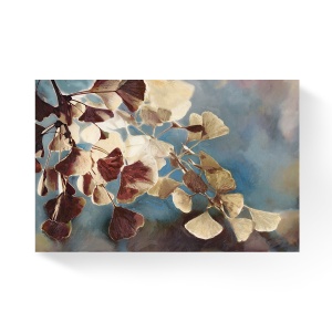Tablou Canvas - Arborele pagodelor, Ginkgo, Maidenhair, Copaci, Frunze, Natura, 80 x 120 cm