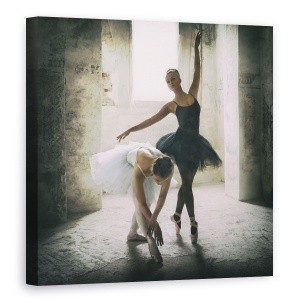 Tablou canvas - Arcul Subtil, Danseaza, Dansand, Dansatoare, Brat, Intinde, 90 x 90 cm