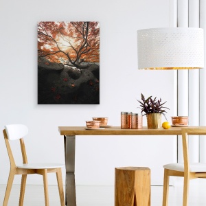 Tablou canvas - Artar, Perspectiva, Copac, Toamna, 50 x 70 cm - Img 4