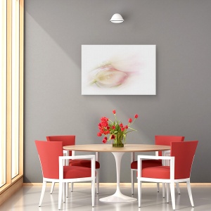 Tablou canvas - Atingand, Lalele, Studio, Moale, Roz, 60 x 90 cm - Img 4