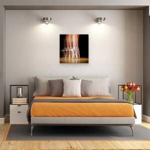 Tablou canvas - Balet, Performanta, Actiune, Dansatoare, Dansand, 60 x 60 cm - Img 3