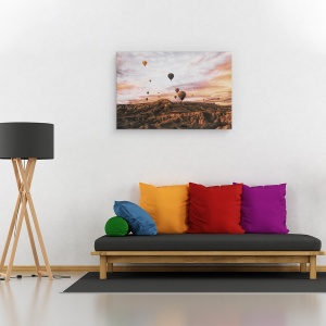 Tablou canvas - Balon Cu Aer Cald, Balon Cu Aer Cald, Zbor, 60 x 90 cm - Img 2