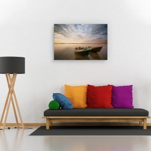 Tablou canvas - Barci, Peisaj, Calm, Linistit, Senina, 60 x 90 cm - Img 2