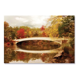 Tablou Canvas - Bow Bridge toamna, 75 x 100 cm