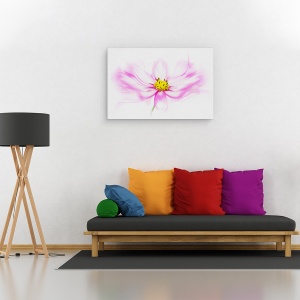 Tablou canvas - Briza, Floare, Roz, Prim-Plan, 40 x 60 cm - Img 2