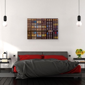 Tablou canvas - Browserul Windows, Reflectie, Amsterdam, Canal, Culoare, 40 x 60 cm - Img 3