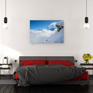 Tablou canvas - Bucla Lincoln , Actiune, Sport, Schi, Schior, 40 x 60 cm - Img 3