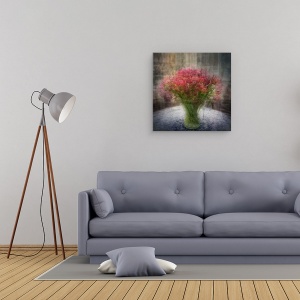 Tablou canvas - Bucurie, Natura Moarta, Vaza, Floare, 90 x 90 cm - Img 2