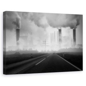 Tablou canvas - Calatorie Spre Casa, Stare De Spirit, Straniu, Silueta, Strada, Drum, 60 x 90 cm