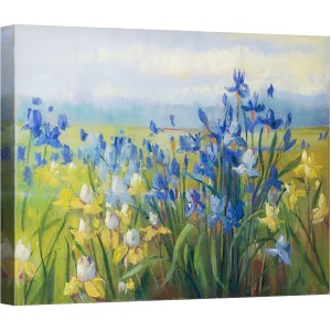 Tablou canvas - Camp de flori galben II, 50 x 70 cm