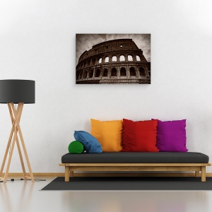 Tablou canvas - Colosseum, La Roma, Ruina, Arhitectura, Monument, 40 x 60 cm - Img 2