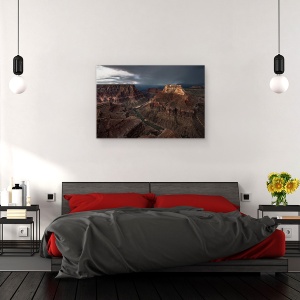 Tablou canvas - Confluenta, Arizona, Fulgere, Desert, Marele Canion, 40 x 60 cm - Img 3