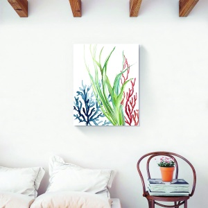 Tablou decorativ coral ocean pe canvas 60x75 cm