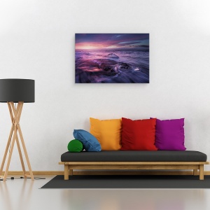 Tablou canvas - Culori, Gheata, Islanda, Jokulsarlon, Rece, Laguna, 40 x 60 cm - Img 2