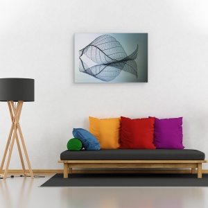 Tablou canvas - Curvaceousness, Frunza, Linie, Curba, Delicata, 60 x 90 cm - Img 2