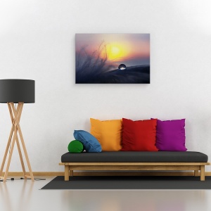 Tablou canvas - Dimineata, Picatura, Macro, 40 x 60 cm - Img 2