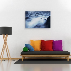 Tablou canvas - Dincolo de Nori, Demerdji, Munte, Pin, Nor, Stanca, Ucraina, 80 x 120 cm - Img 2