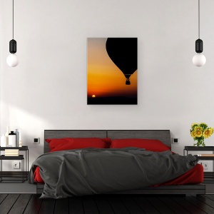 Tablou canvas - Doua Baloane, Zori De Zi, Soare, 60 x 80 cm - Img 3