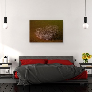 Tablou canvas - Dragostea De Flamingo, Aeriana, Africa, Kenya, Magadi, 60 x 90 cm - Img 3