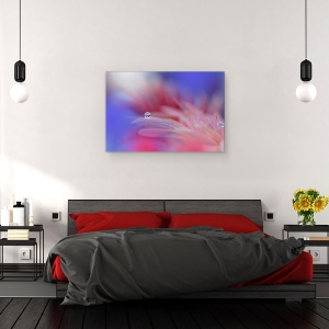Tablou canvas - Explozie Colorata, Perla, Picatura, Apa, Picatura, Floare, 60 x 90 cm - Img 3