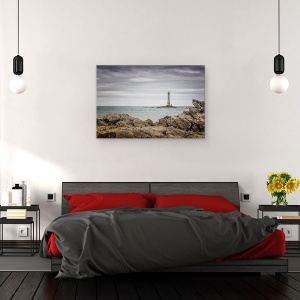 Tablou canvas - Far, Normandia, Far, Peisaj Marin, Peisaj, Stanca, 60 x 90 cm - Img 3