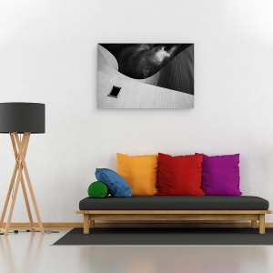 Tablou canvas - Fereastra, Modern, Arhitectura, Val, 60 x 90 cm - Img 2