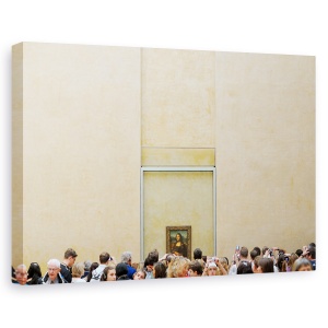 Tablou canvas - Fereastra Spre Lume A Lisei, Mona, Lisa, Luvru, Paris, 40 x 60 cm