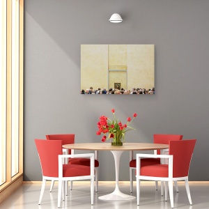 Tablou canvas - Fereastra Spre Lume A Lisei, Mona, Lisa, Luvru, Paris, 40 x 60 cm - Img 4